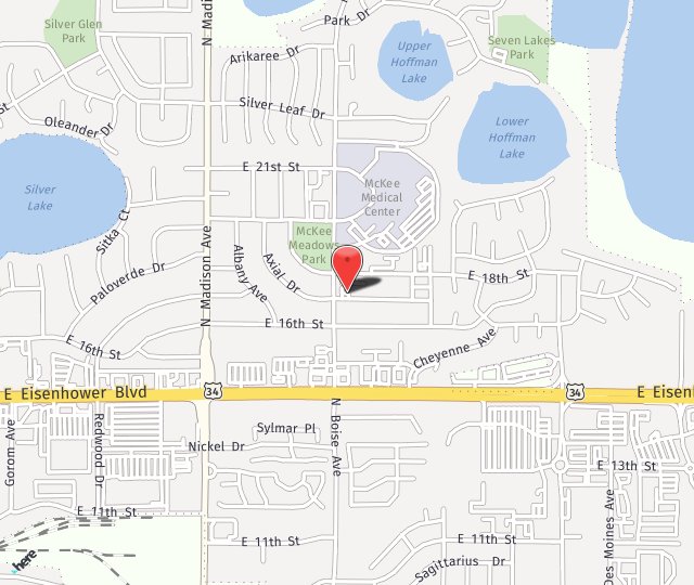 Location Map: 1708 N Boise Avenue Loveland, CO 80538