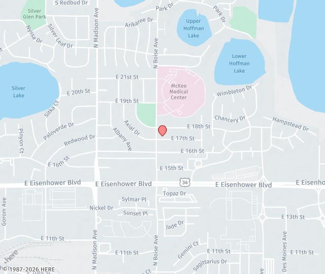 Location Map: 1708 N Boise Avenue Loveland, CO 80538